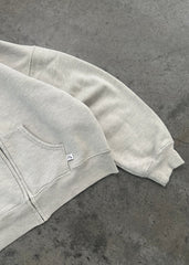 Akembos American Zip-Up Hoodie - Heather Grey