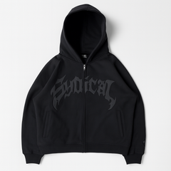 Gothic Zip-Up Hoodie
