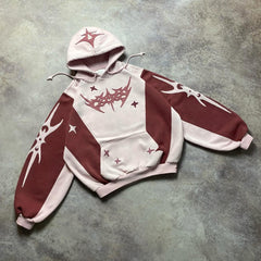 Appliqué Colorblock Hoodie