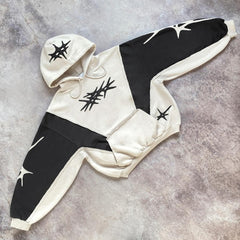 Appliqué Colorblock Hoodie