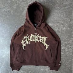 Gothic Zip-Up Hoodie