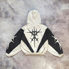 Appliqué Colorblock Hoodie