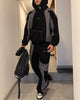 Patchwork Cropped Tracksuit