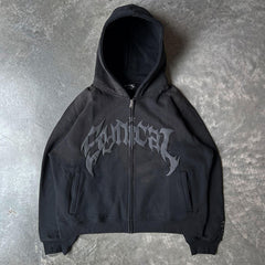 Gothic Zip-Up Hoodie