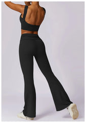 Akembos Yoga Set with Flared Pants